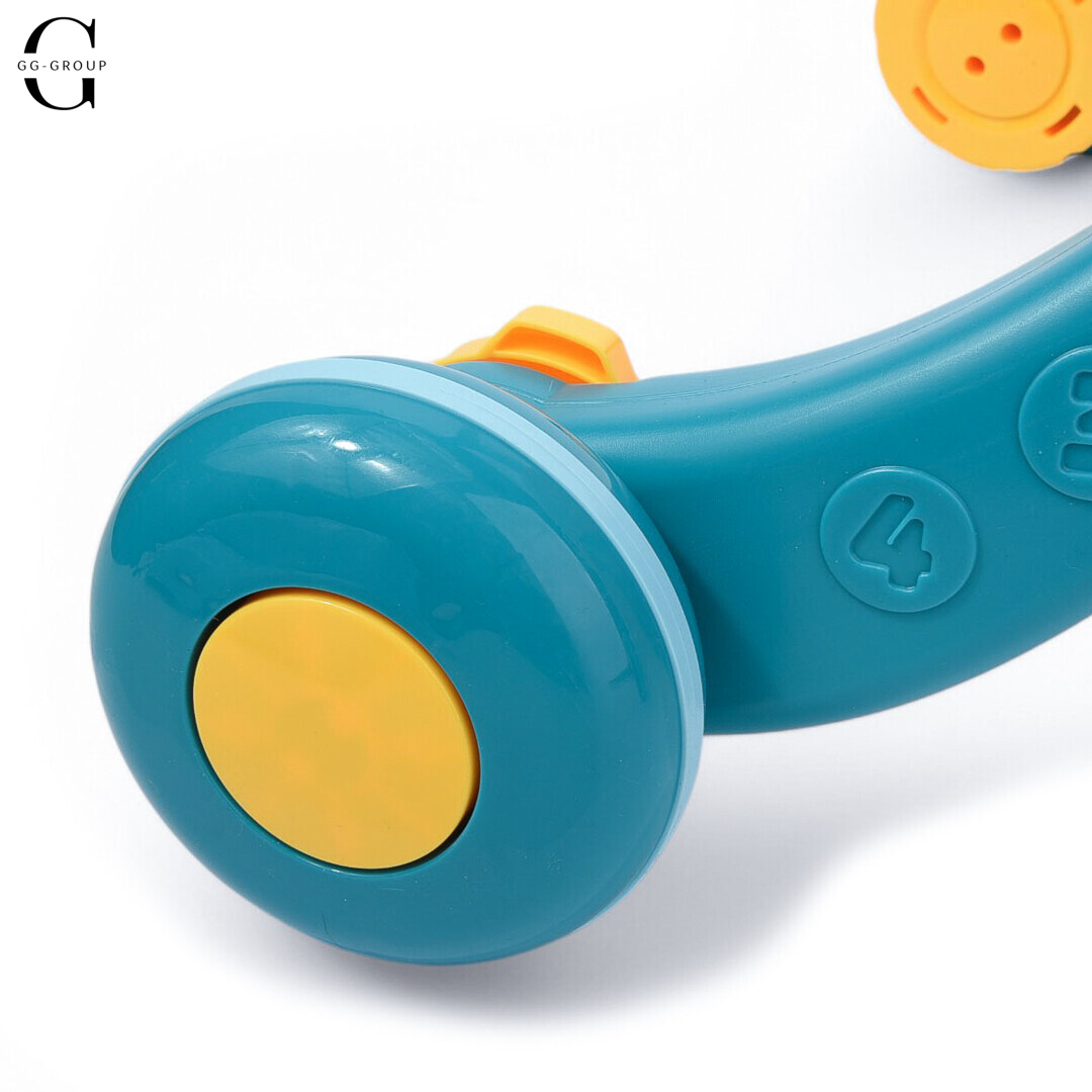 Детская каталка-ходунки 2в1 Limo Toy HB 0008 AB с баскетбольным кольцом, игровым столиком, бизибордом и музыкальным пианино